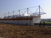 Solární kolektory animatrans - sportovní hřiště Borek